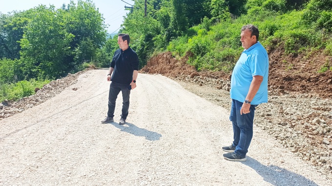 Φωτογραφία Αποκατάσταση του δρόμου στους «Mύλους»